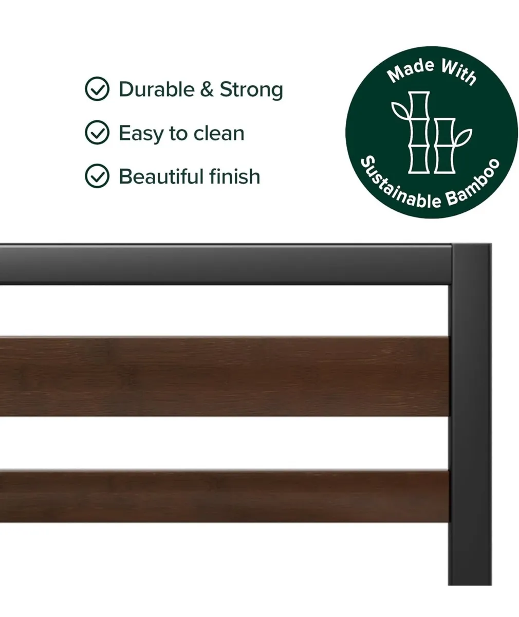 Double Bed Frame 135x190 cm – 80cm Height - Image 4
