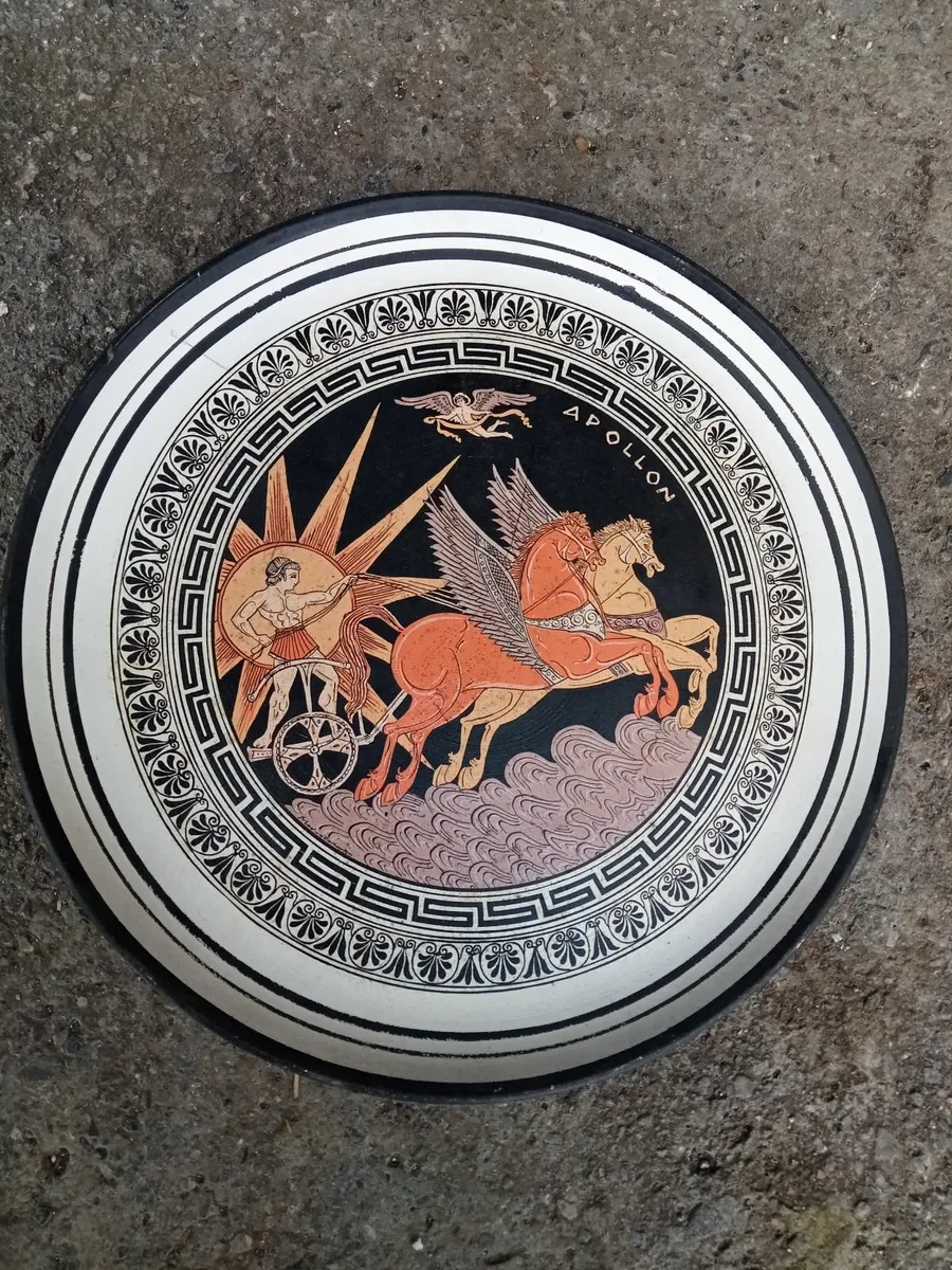 Antique wall hanging plate
