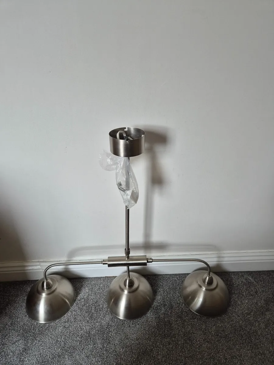 Chrome dining table light