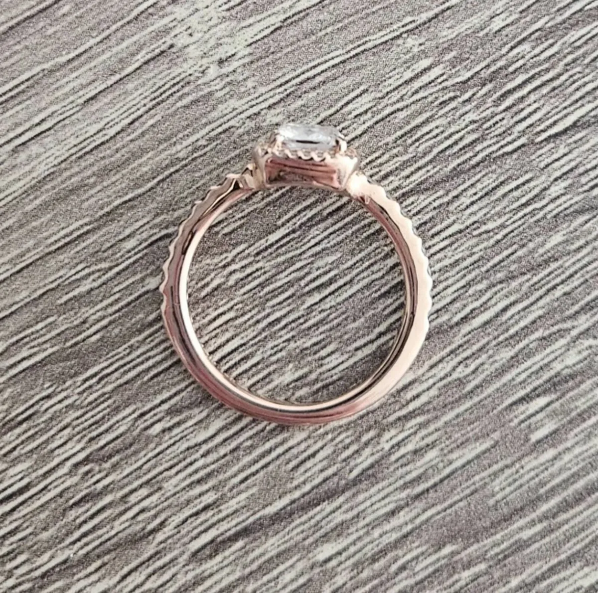 Pandora Square Sparkle Halo Ring - Image 2