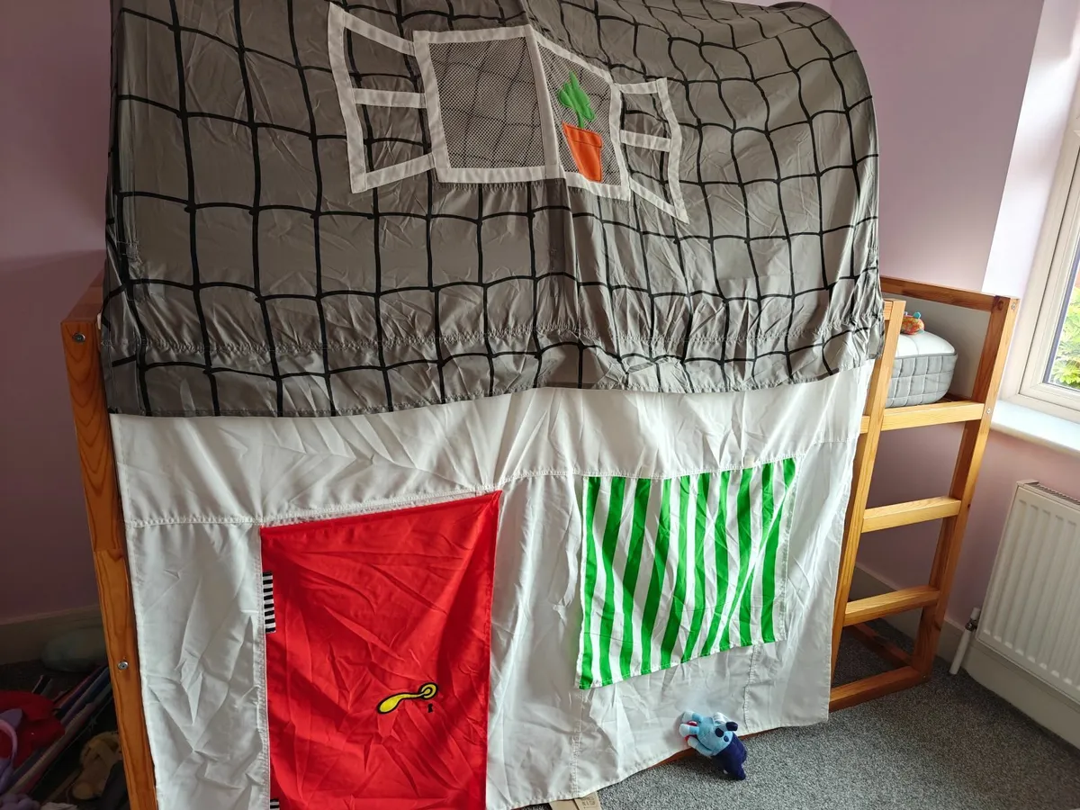 Ikea Kura Bed + Tent - Image 1
