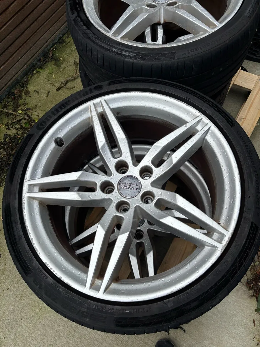 Audi S-Line Alloys 19" 4 Continental Tyres!! - Image 2