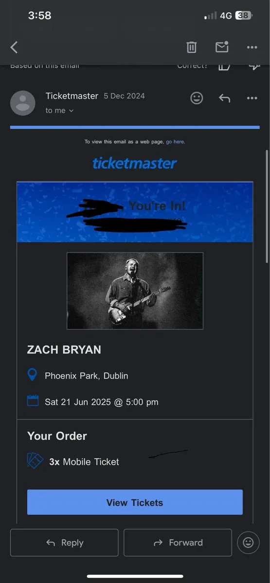 Zach Bryan tickets - Image 1