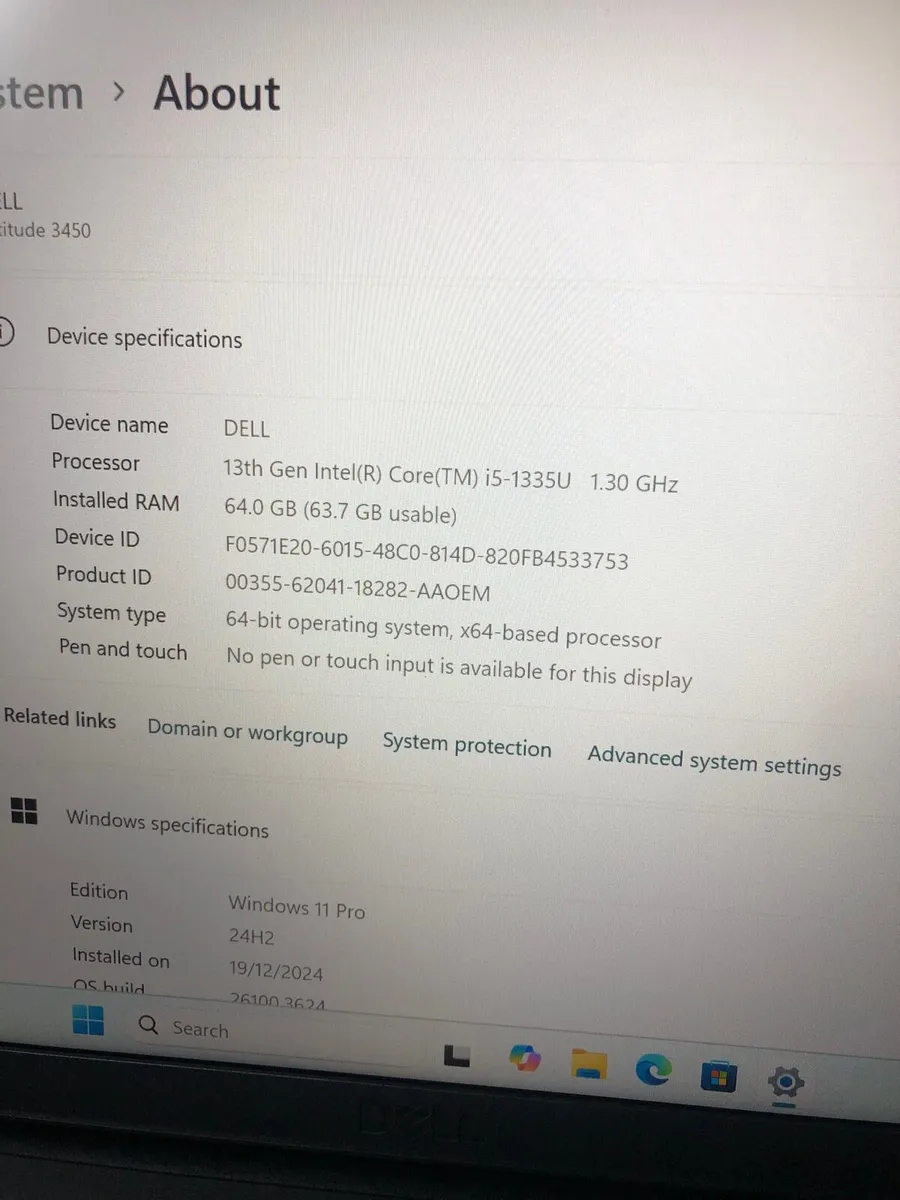 Dell laptop i5 64gb ram - Image 3