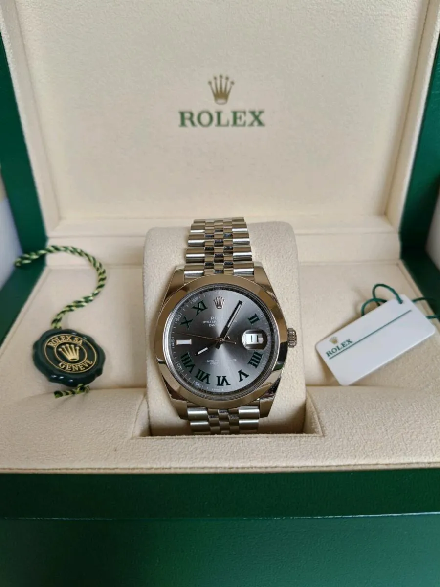 Rolex Datejust 41 Wimbledon Dial - Image 3