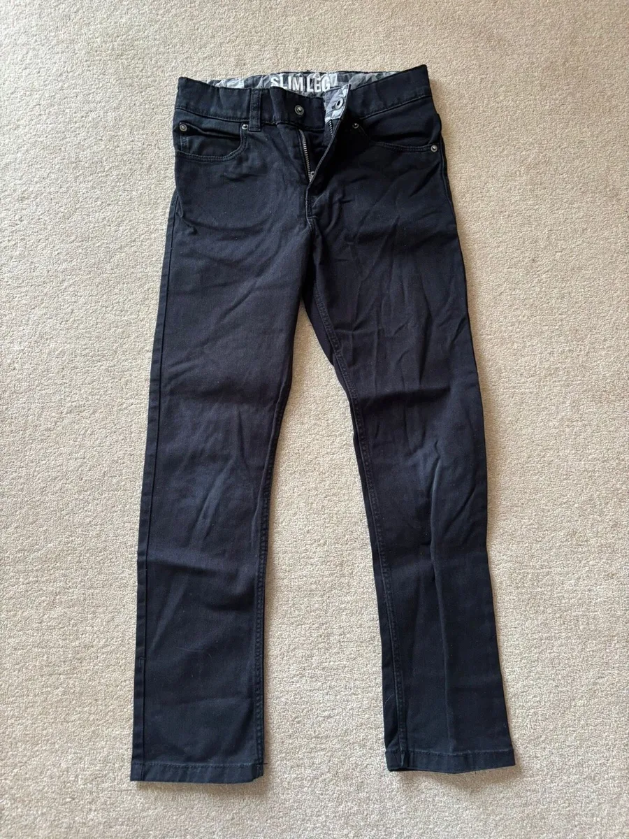Gap black skinny jeans age 7-8 - Image 1