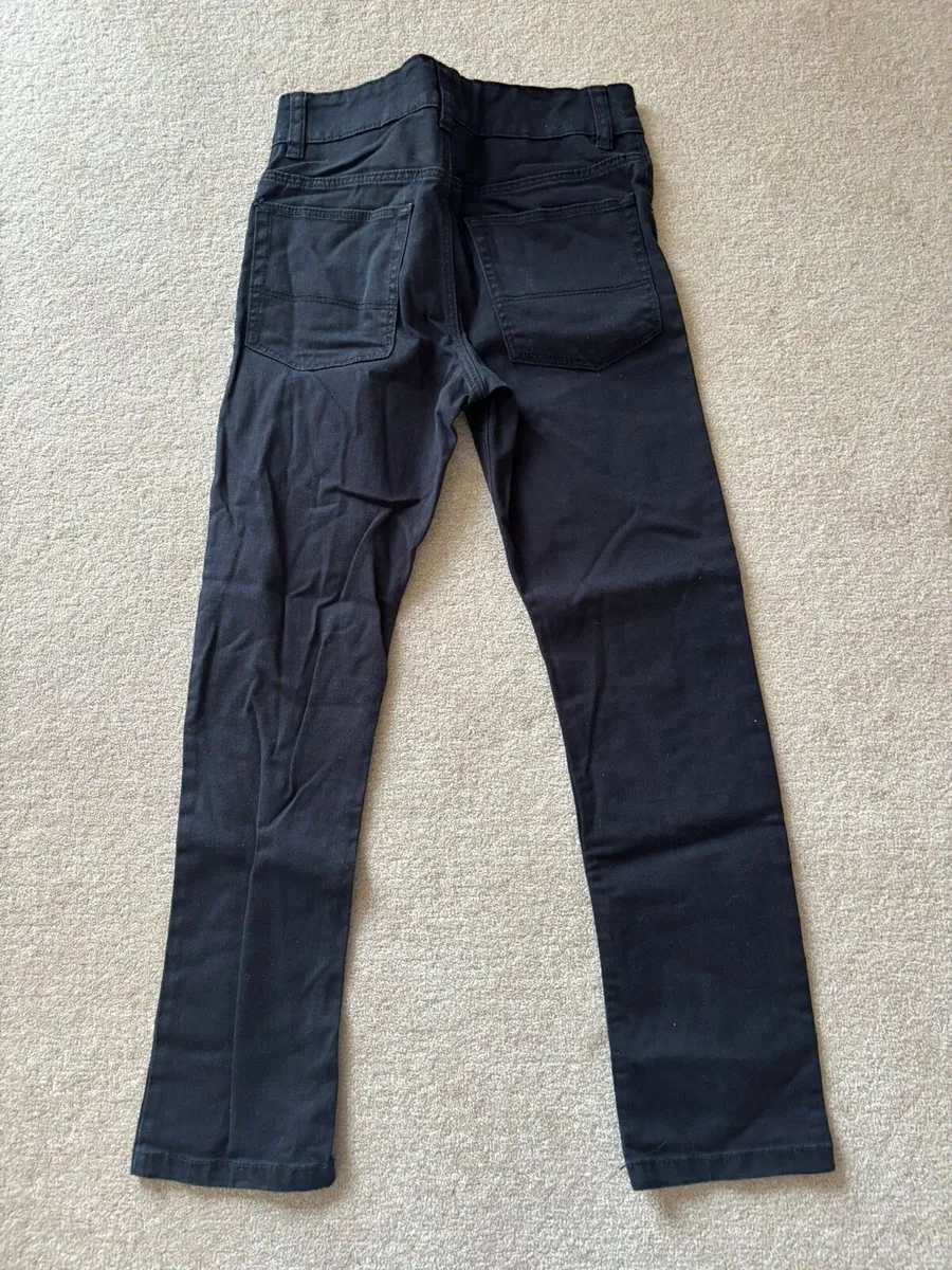 Gap black skinny jeans age 7-8 - Image 2