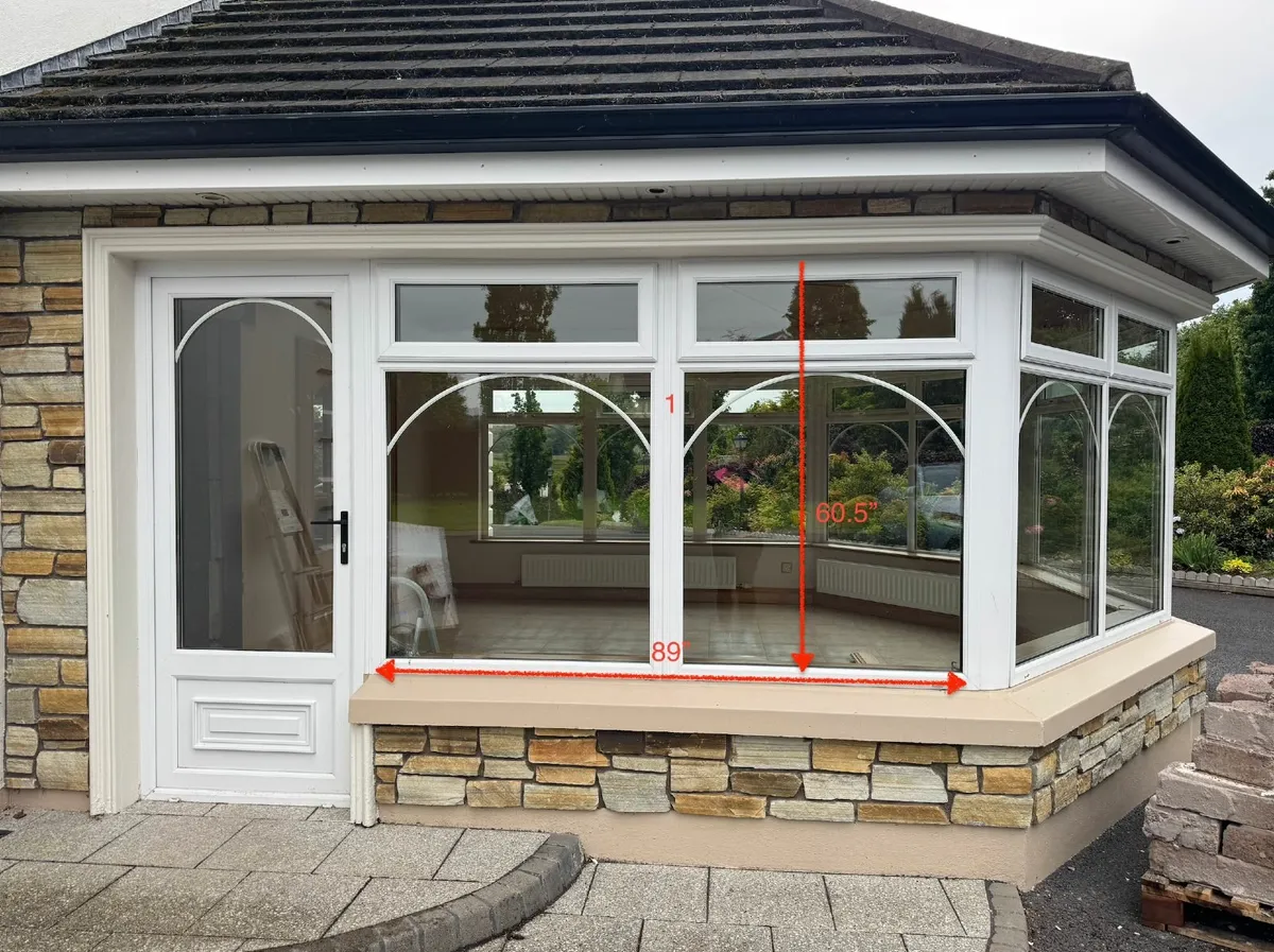 Double Glazed Conservatory Windows — White PVC - Image 1