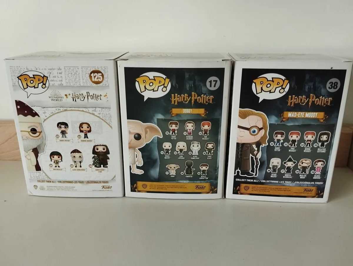 Harry Potter Funko Pop Figures 3 for 30e or indivi - Image 3
