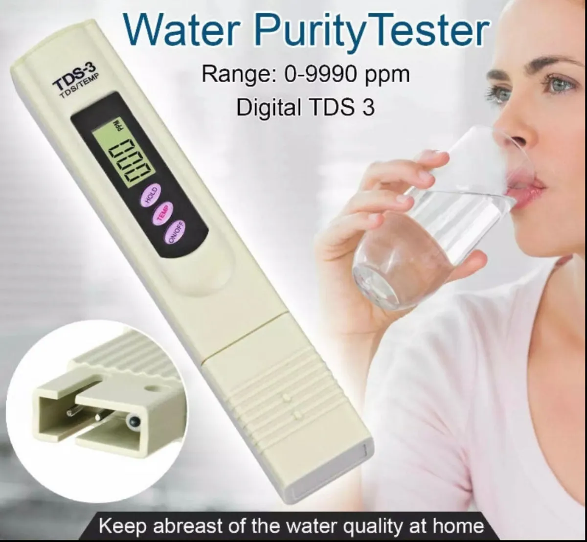 Water Purity Tester Digital TDS3 Filter Pen NEW - Image 1