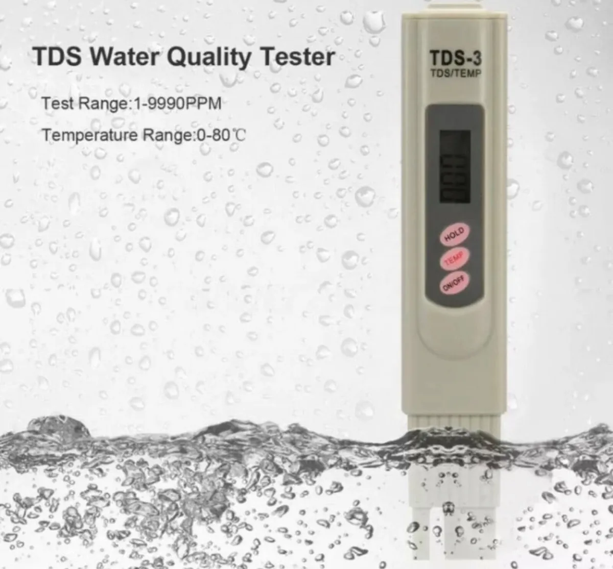 Water Purity Tester Digital TDS3 Filter Pen NEW - Image 3