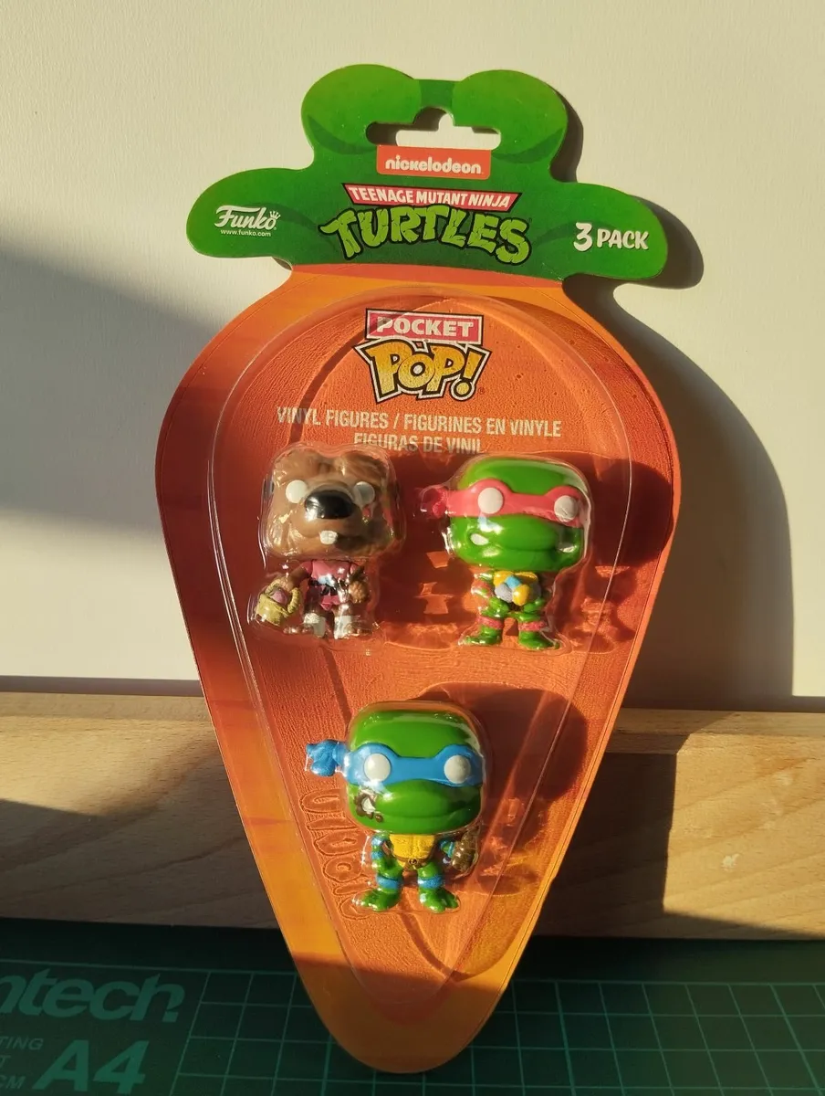 Funko Pocket Pop3 Pack Teenage Mutant Ninja Turtle - Image 1