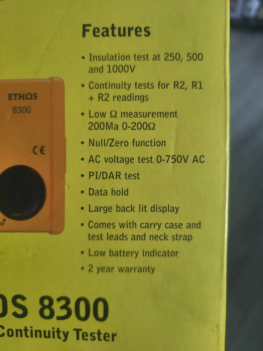 BRAND NEW ETHOS 8300 TESTER - Image 2
