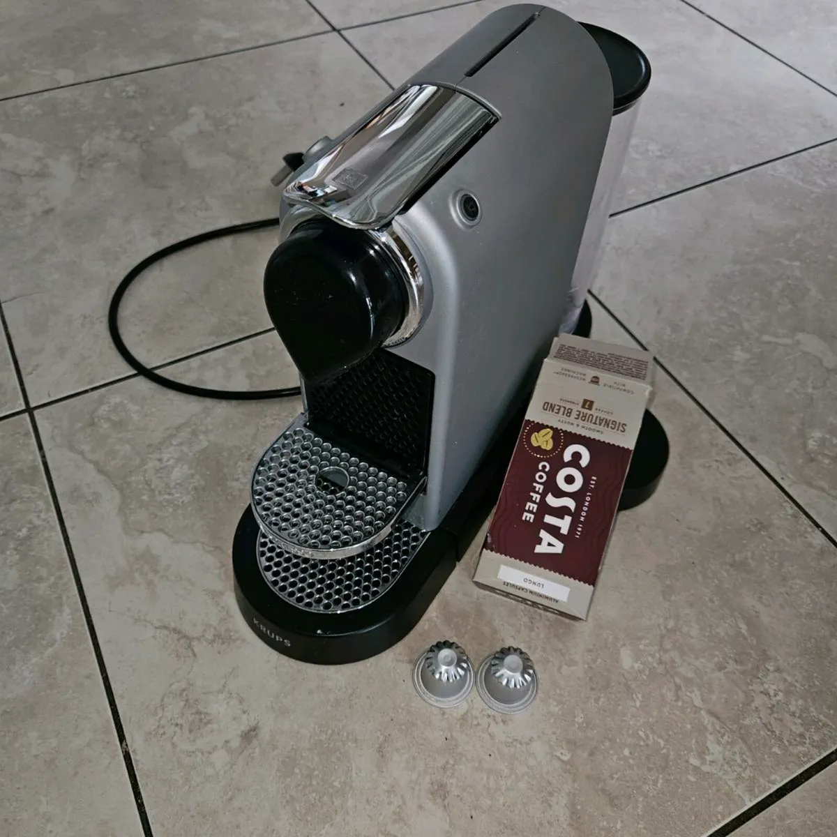 Nespresso Coffee Machine Silver - Image 1