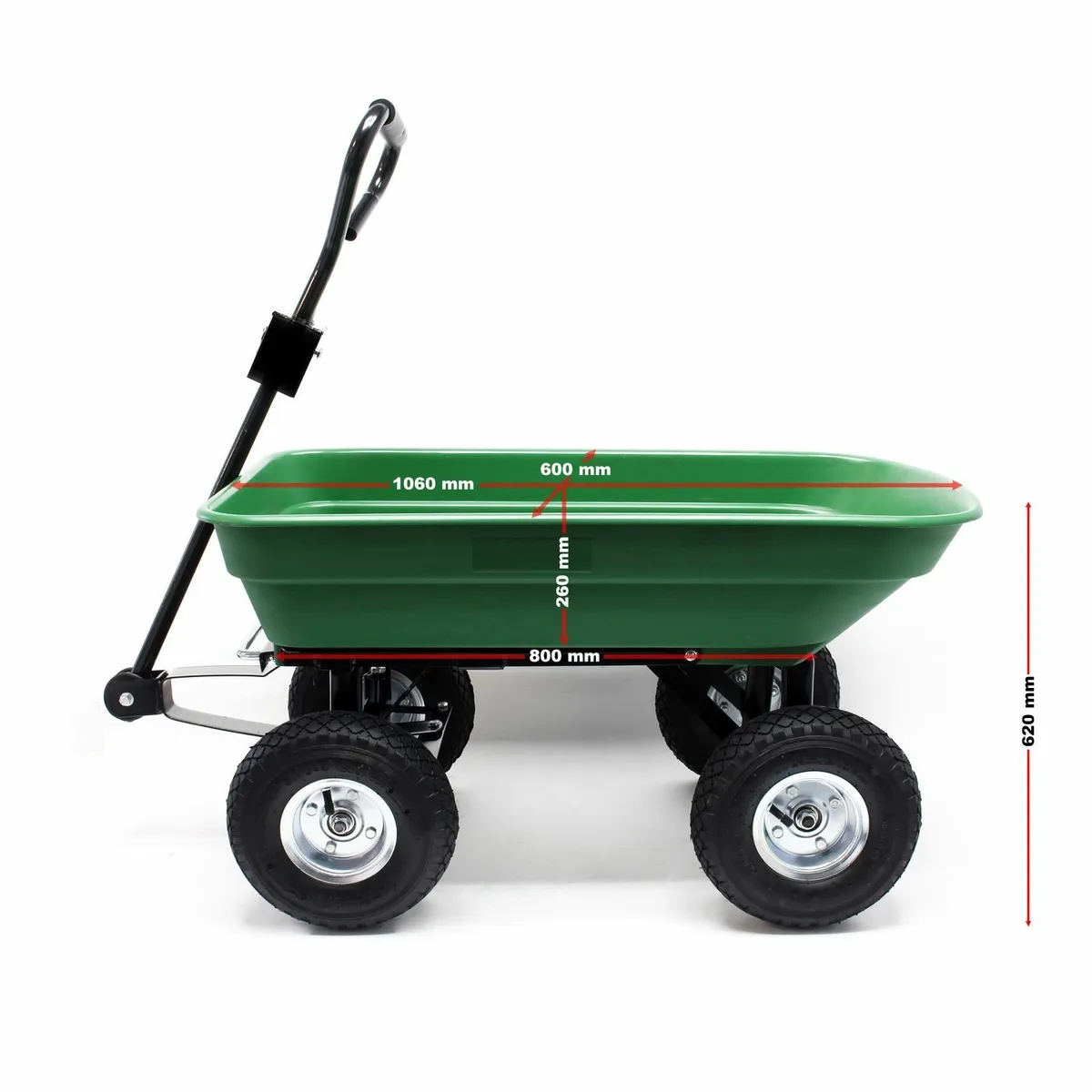 XXL Garden Cart with 125l ..Free Delivery - Image 1