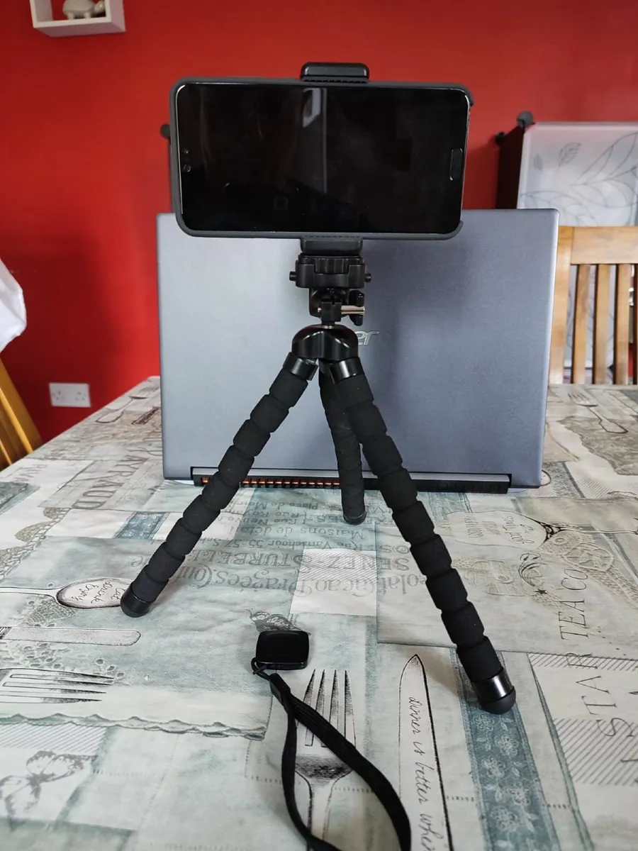 Mini Tripod with Bluetooth Remote - Image 1
