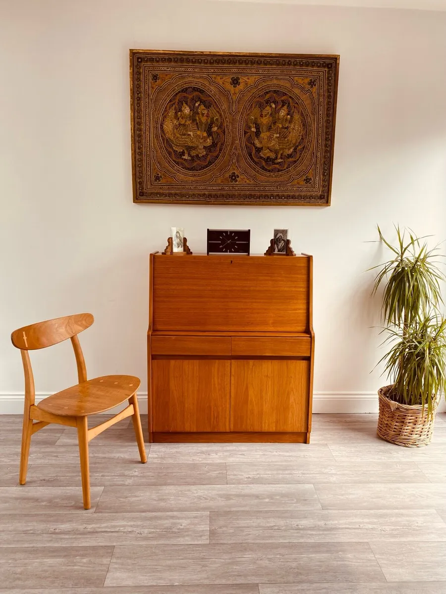 Mid Century Writing Bureau Work Station - Image 2
