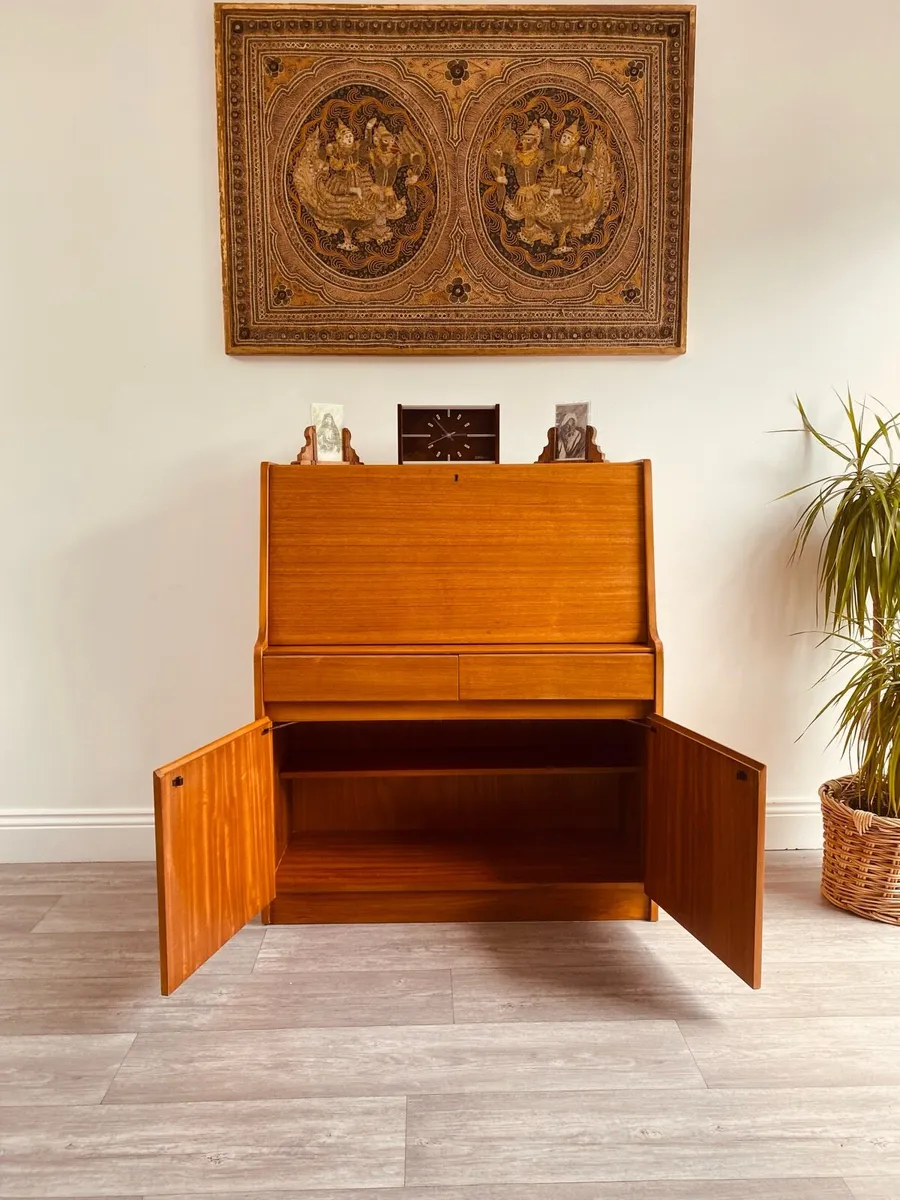Mid Century Writing Bureau Work Station - Image 3