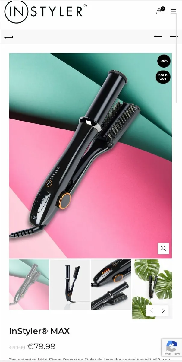 InStyler MAX 32mm Revolving Styler - Image 1