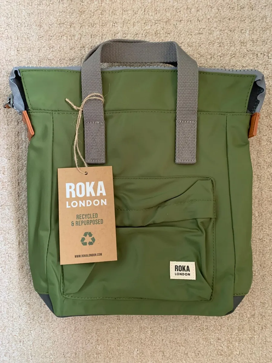 NEW Roka Bantry B Small Sustainable Nylon Backpack - Image 1