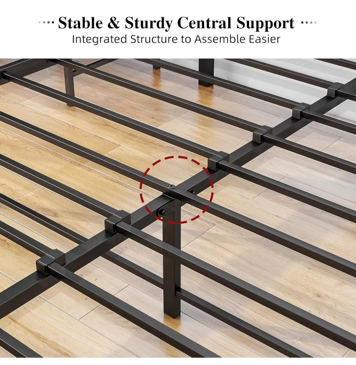 Double Bed Frames Solid Metal Bed Frame Double Bed - Image 4