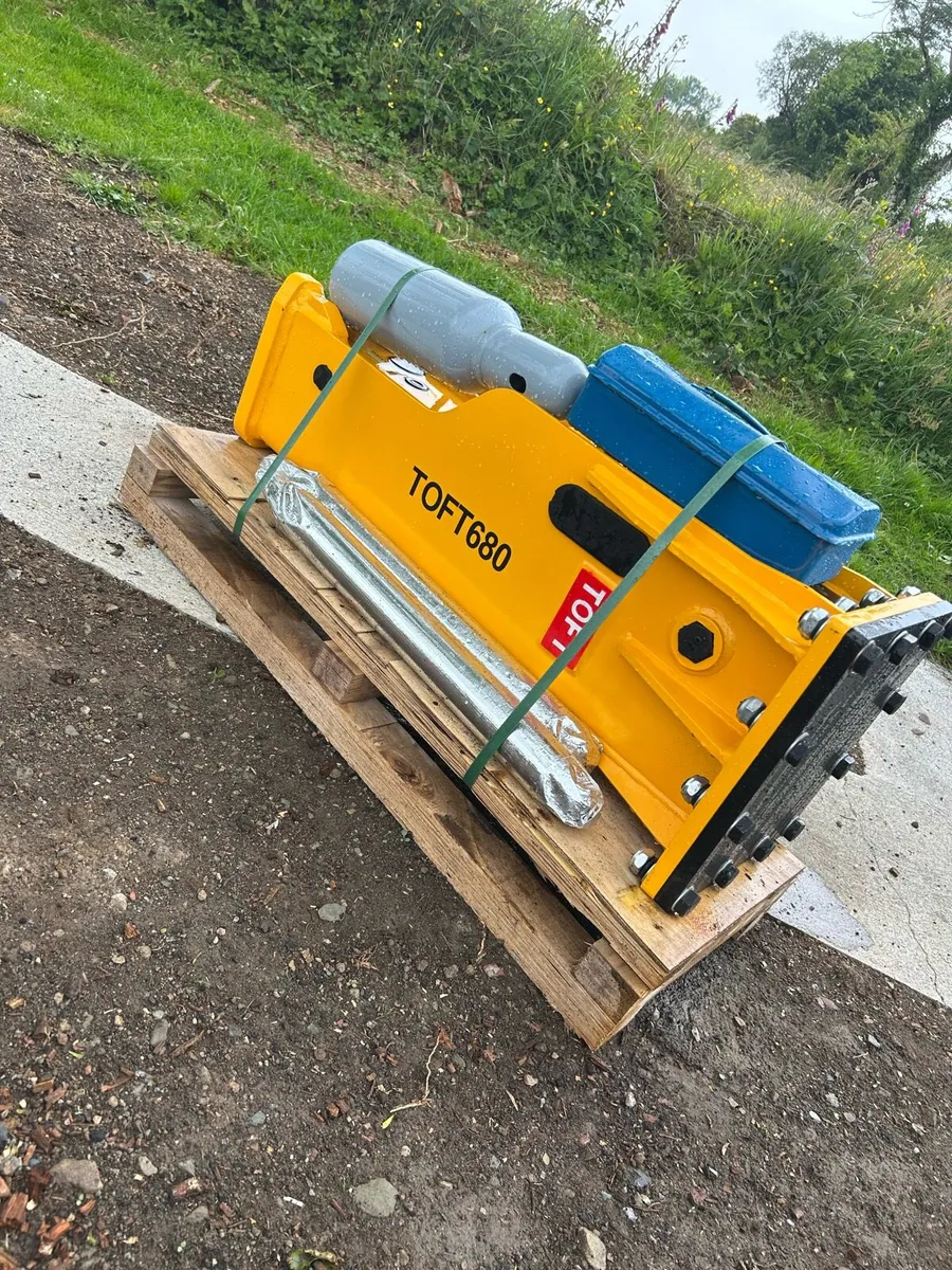 Unused Toft 680 rock breaker 4-8t excavator - Image 1