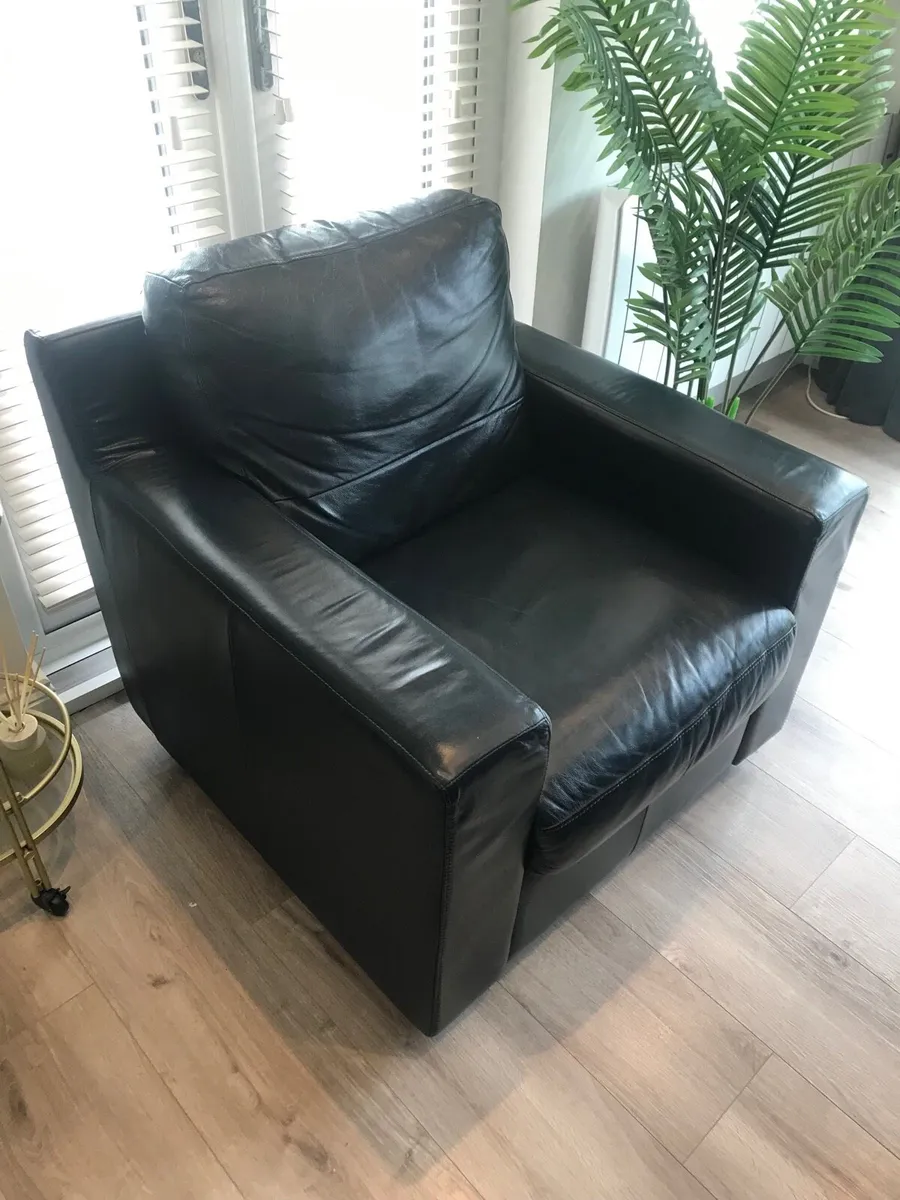Milano leather armchair - Image 2
