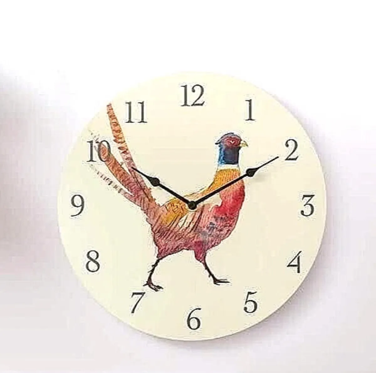 12" Pheasant Themed Outdoor Garden Wall Clock - Image 3