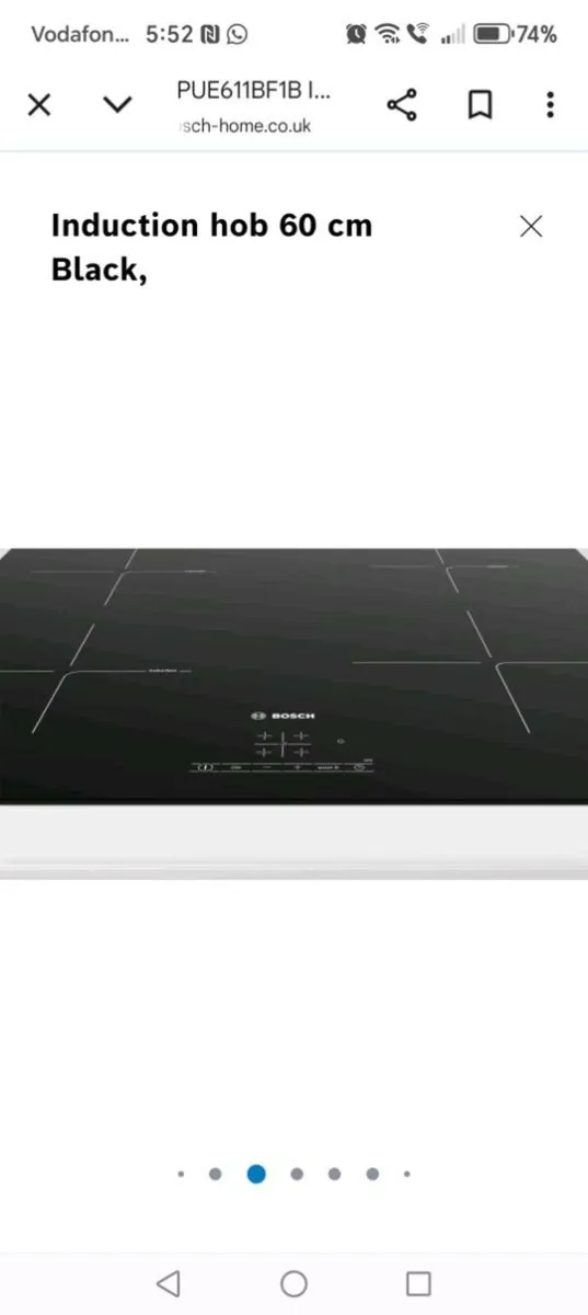 Bosch Induction Hob - Image 2