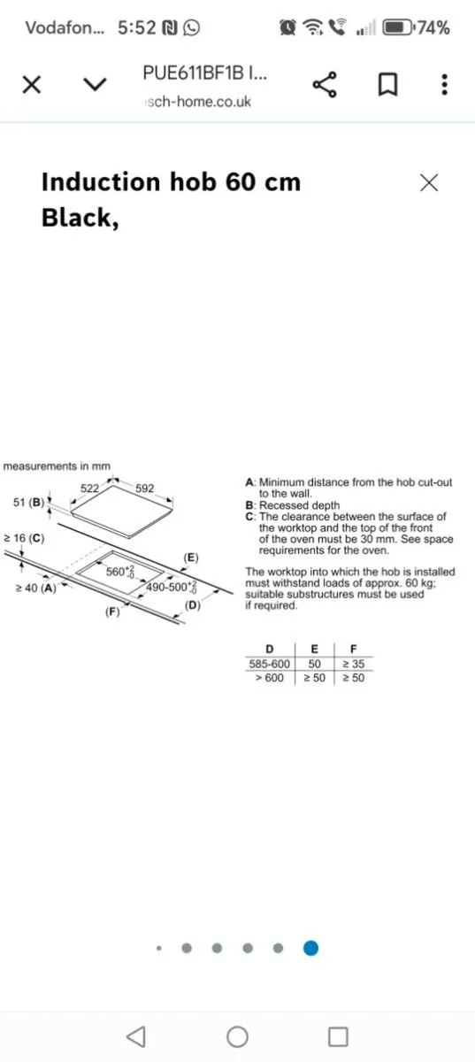 Bosch Induction Hob - Image 3