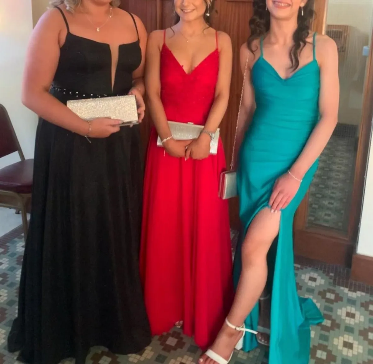 Dani’s Closet Turquoise Debs/ Ty Ball dress - Image 2
