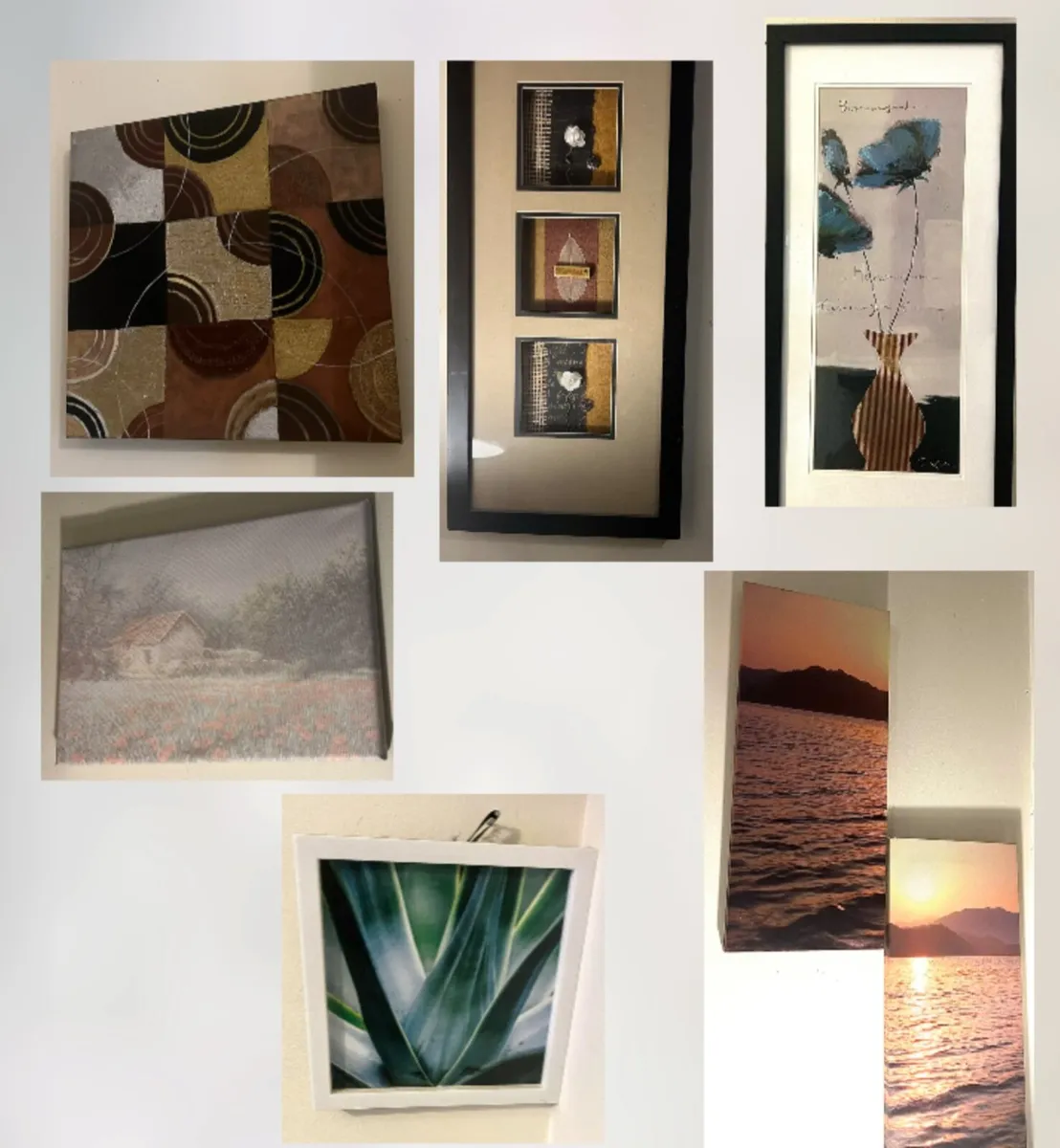 6 piece pack of beautiful art - Image 1