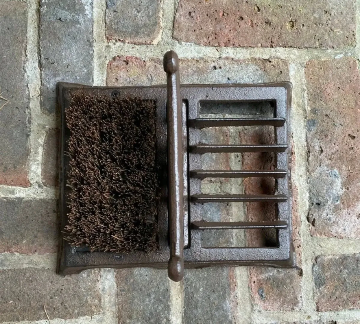 Vintage Style Cast Iron Boot Scraper Brush NEW - Image 4