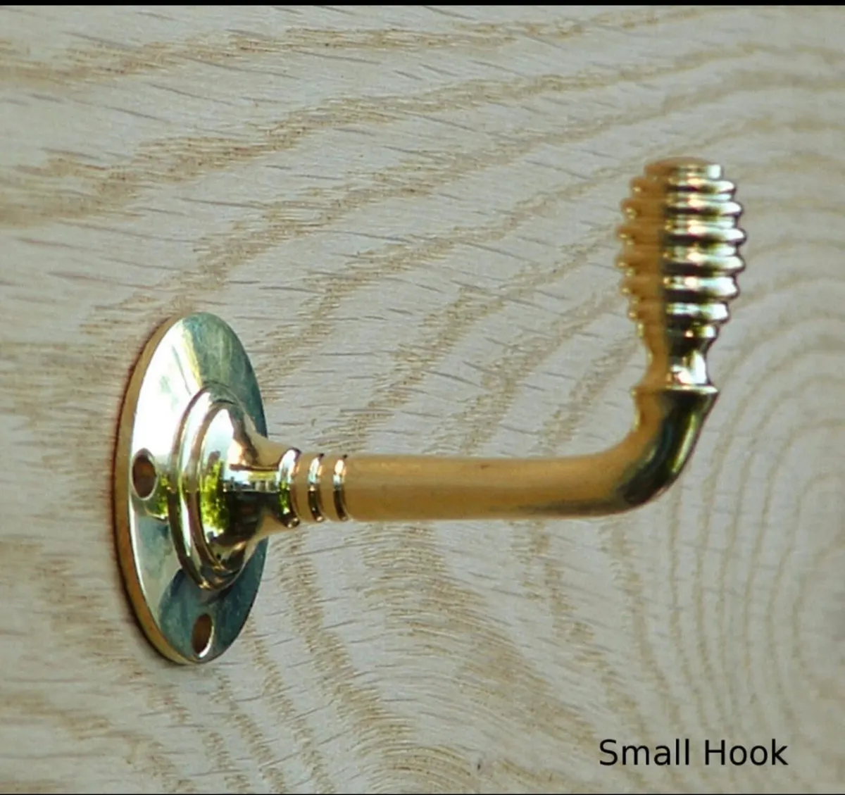 Solid Brass Coat Hook 3 Sizes Available NEW - Image 3