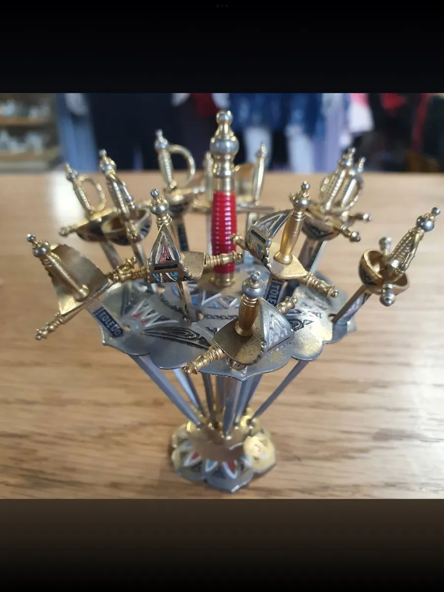*****VINTAGE*****  12 Toledo Cocktail Swords - Image 2