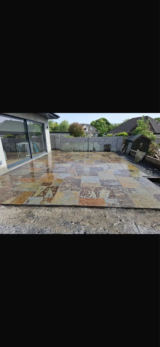 Rustic limestone paving - Image 1