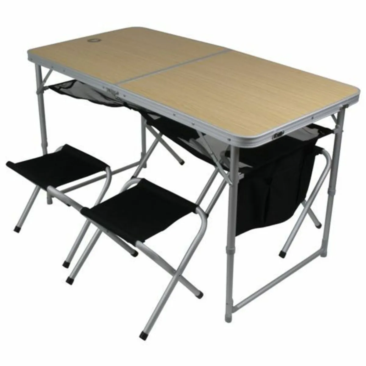 4 Man Aluminum Camping Table Picnic Suitcase Table - Image 1