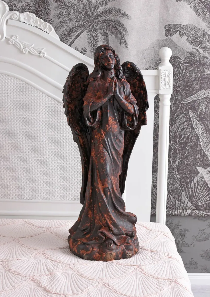 Guardian Angel Garden Figurine Church Figurine Ang - Image 1