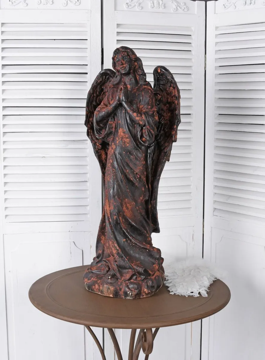 Guardian Angel Garden Figurine Church Figurine Ang - Image 2