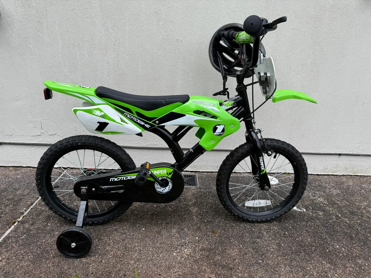 Kids Bicycle - 16 Inch Moto X Motocross-Style Bike - Image 1