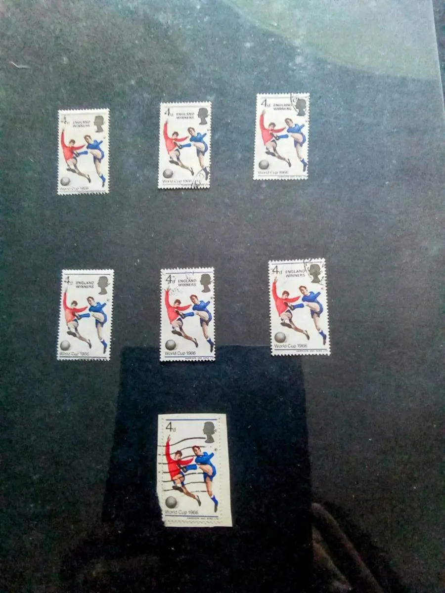 1966 world cup stamps