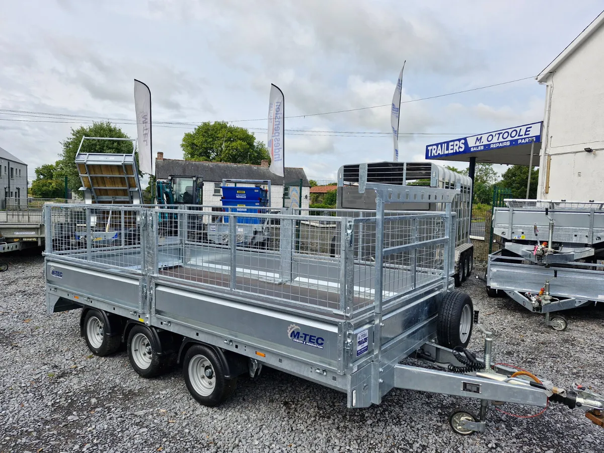 M-TEC  14' x 6'6"  DROPSIDE TRAILERS - Image 1