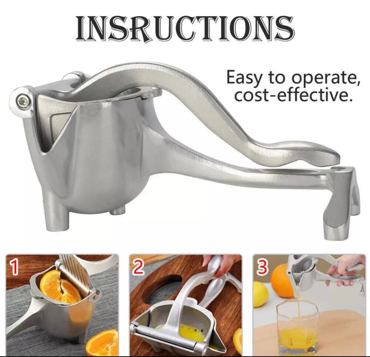 Manual Juicer Hand Juice Squeezer - Image 4