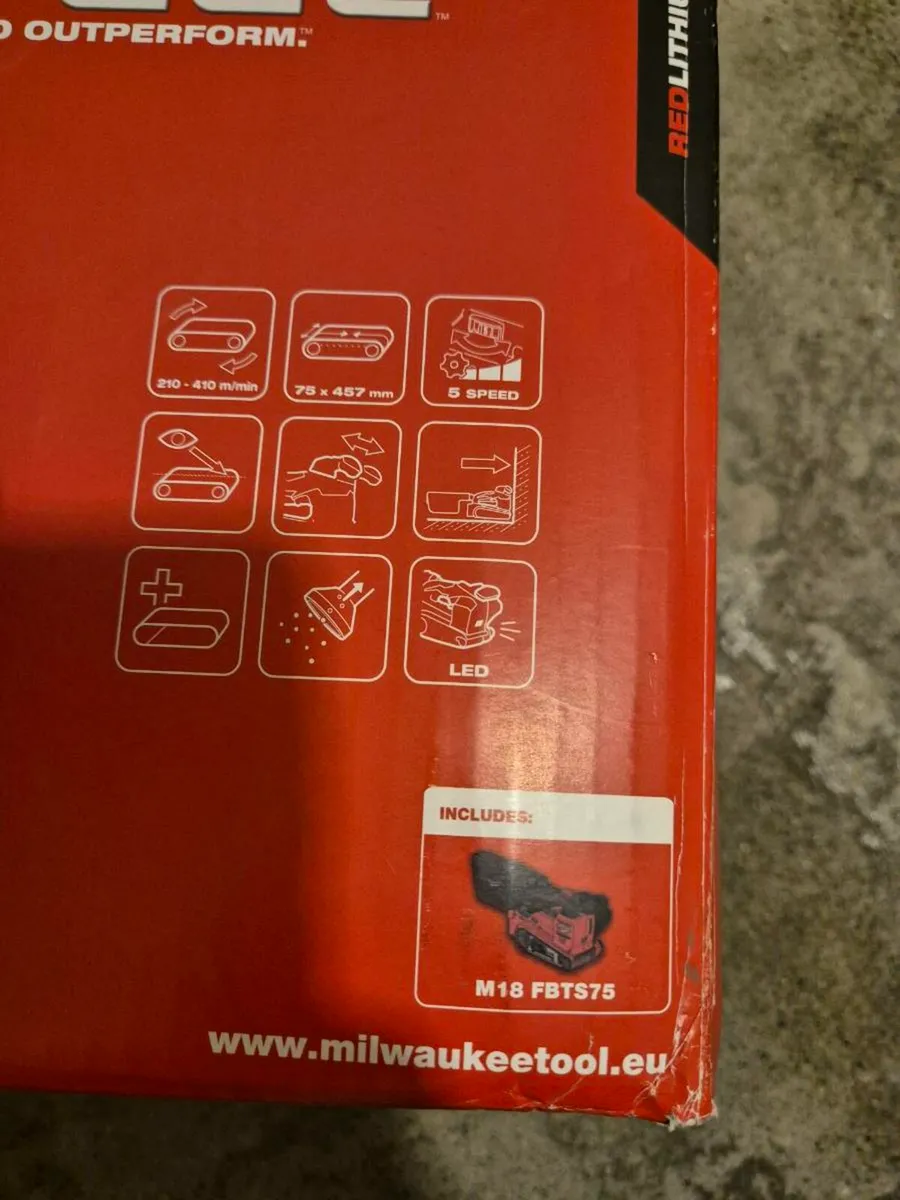 Milwaukee M18FBTS75 Fuel Belt Sander Body - Image 3