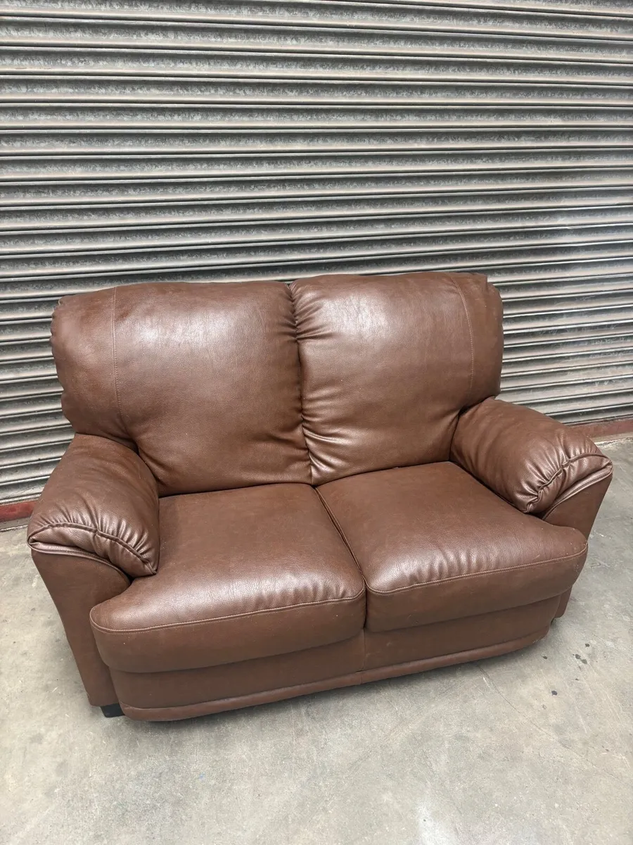 3-2-1 leather sofa - Image 4