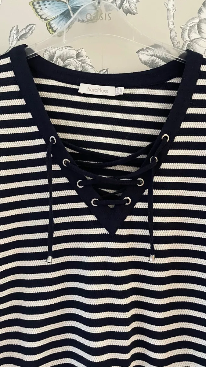 Navy striped top 16 - Image 2