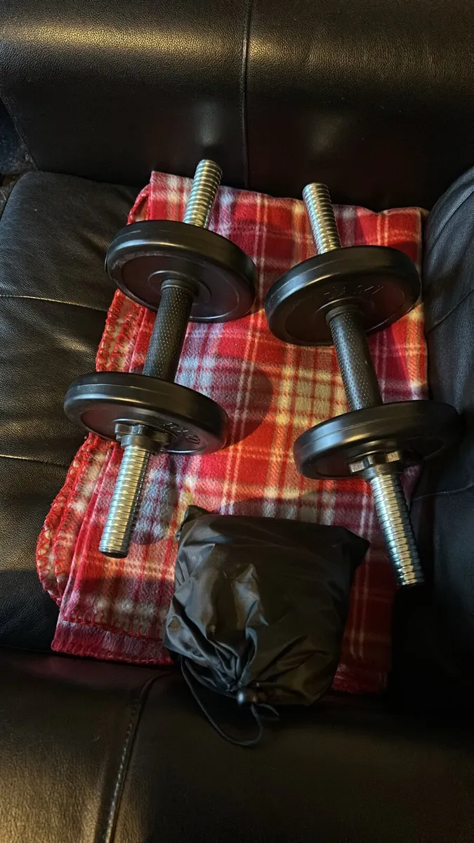A2Z SPORT® 2 in 1 Dumbbells Set of 2 30 kg - Image 2