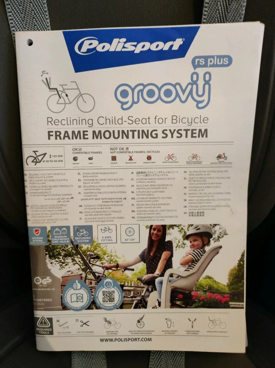 Polisport Groovy RS Plus child bike seat - Image 2