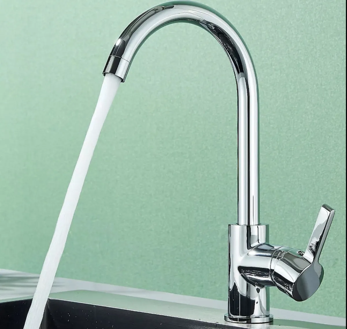Kitchen Sink Mixer Tap Swivel Single Lever NEW - Image 1