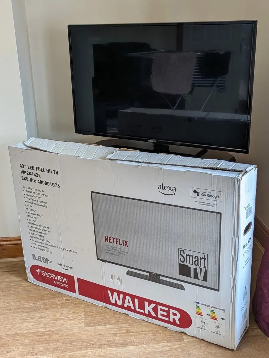43"" LED FULL HD TV smart TV + Alexa - Image 1